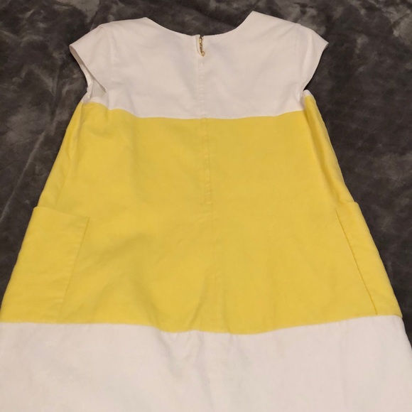 Kate Spade yellow/white color block dress - Picture 4 of 6